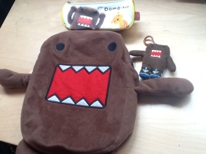 My Domo backpack I bought at Anime Jungle